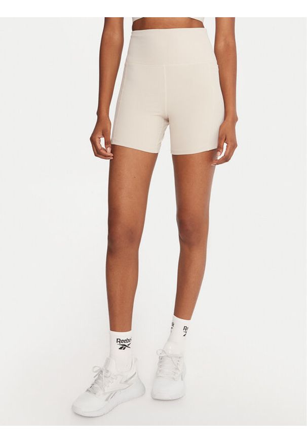 Reebok Kolarki Reebok X Ewa Chodakowska RK25314CCW Beżowy Slim Fit. Kolor: beżowy. Materiał: syntetyk