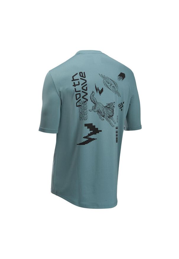 Koszulka rowerowa mtb gravel NORTHWAVE Xtrail Jersey zielony. Kolor: zielony. Materiał: jersey