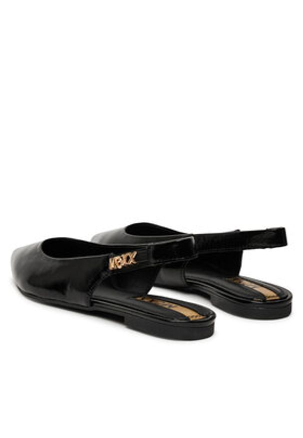 MEXX Baleriny MX/014C-RST Czarny. Kolor: czarny. Materiał: skóra, syntetyk