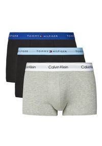 TOMMY HILFIGER - Tommy Hilfiger Komplet 3 par bokserek UM0UM02763 Czarny. Kolor: czarny. Materiał: bawełna #6