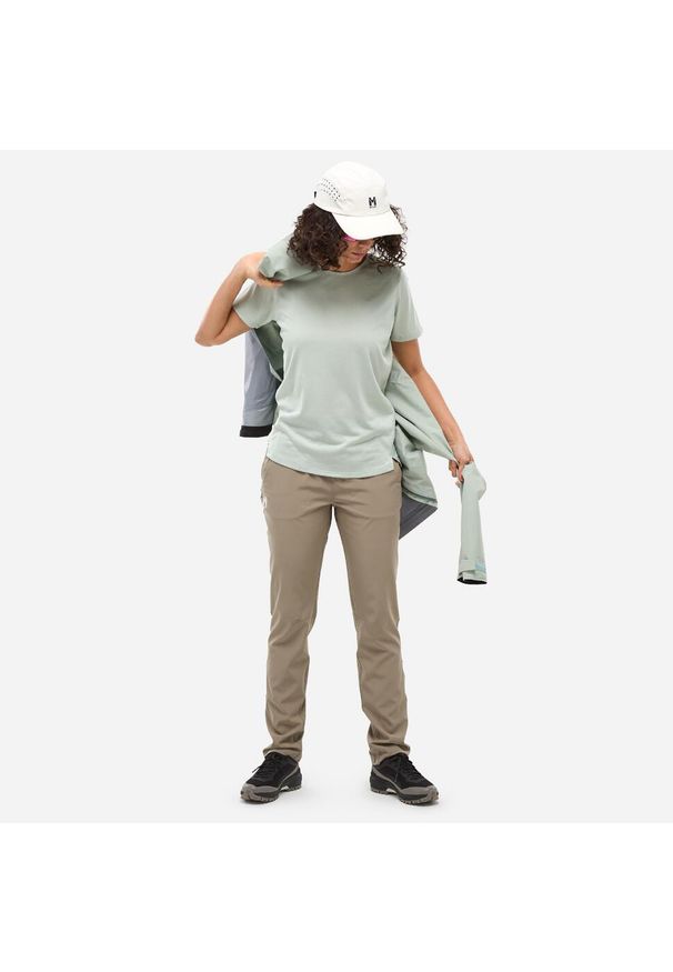 Spodnie trekkingowe damskie Millet Wanaka Stretch Pant III W Regular Fit. Kolor: beżowy. Sport: turystyka piesza