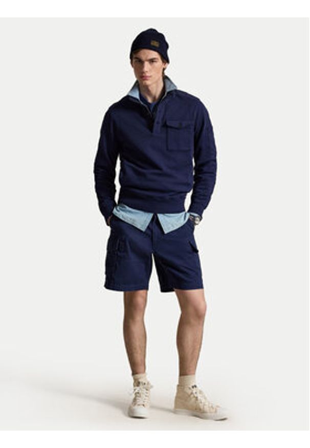Polo Ralph Lauren Szorty materiałowe 710964027005 Granatowy Relaxed Fit. Kolor: niebieski. Materiał: bawełna
