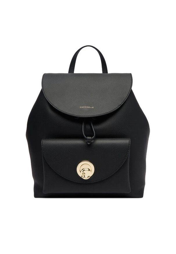 Coccinelle Plecak TOA Coccinellenikla E1 TOA 14 01 01 Czarny. Kolor: czarny. Materiał: skóra