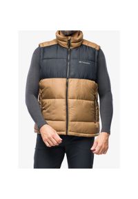 columbia - Kamizelka ocieplana męska Columbia Pike Lake II Vest. Kolor: beżowy. Sport: turystyka piesza #1
