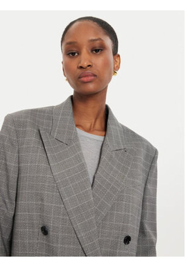 BOSS - Boss Marynarka Juseka 50523277 Szary Relaxed Fit. Kolor: szary. Materiał: syntetyk