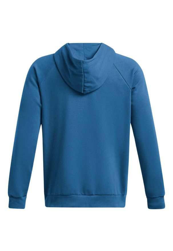Under Armour - Męska Bluza Polarowa Z Logo Rival. Kolor: niebieski. Materiał: polar