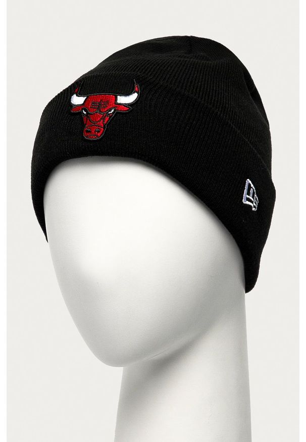 New Era - Czapka. Kolor: czarny. Materiał: dzianina