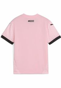 Puma - Młodzieżowa koszulka domowa Palermo F.C 24/25 PUMA Team Light Pink Black. Kolor: czarny, różowy, wielokolorowy