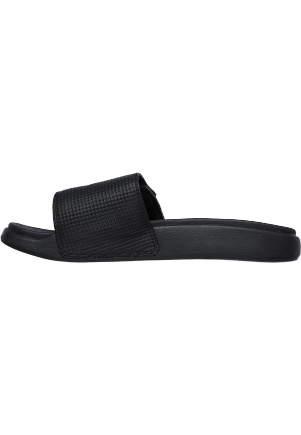 skechers - Klapki Skechers Gambix 2.0, Mężczyźni. Kolor: czarny. Materiał: guma, materiał