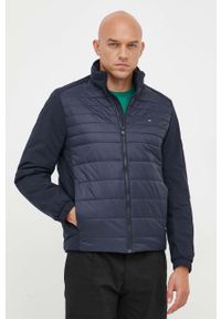 TOMMY HILFIGER - Tommy Hilfiger kurtka męska kolor granatowy przejściowa. Kolor: niebieski. Materiał: poliester