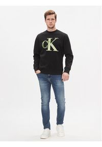 Calvin Klein Jeans Bluza Monologo J30J325028 Czarny Regular Fit. Kolor: czarny. Materiał: syntetyk #5