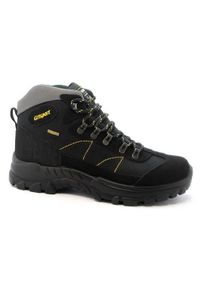 Buty trekkingowe męskie Grisport 13362SV86G. Zapięcie: sznurówki. Kolor: czarny. Materiał: materiał, syntetyk. Szerokość cholewki: normalna