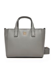 TOMMY HILFIGER - Tommy Hilfiger Torebka AW0AW16907 Szary. Kolor: szary. Materiał: skórzane #1
