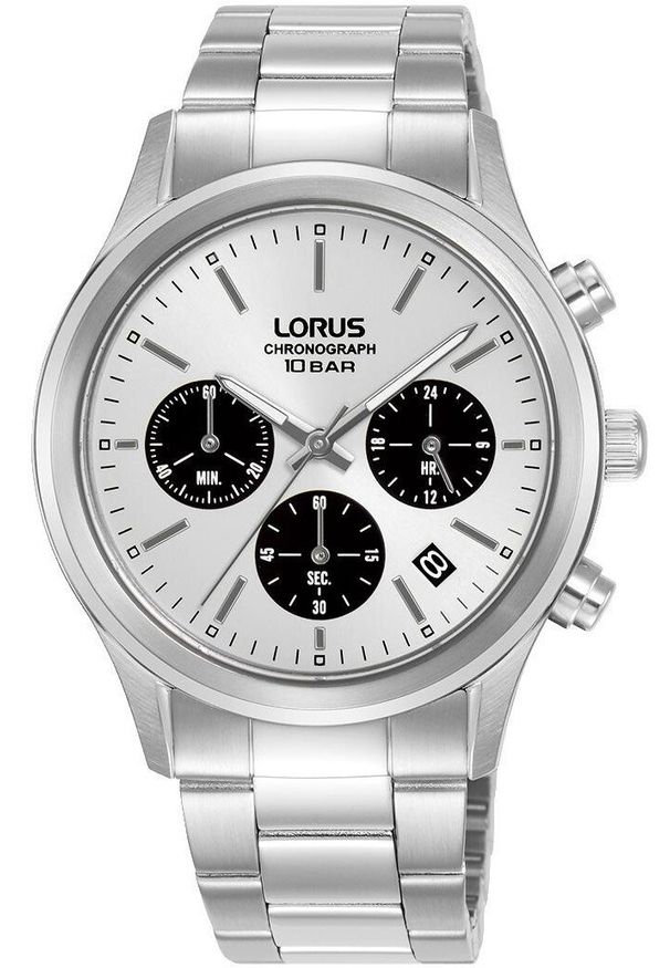 Zegarek Lorus Zegarek męski Lorus RT333LX9 srebrny. Kolor: srebrny