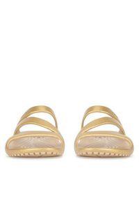 Crocs Klapki KADEE II METALLIC SANDAL W 210147-710 Złoty. Kolor: złoty. Materiał: syntetyk, materiał #3