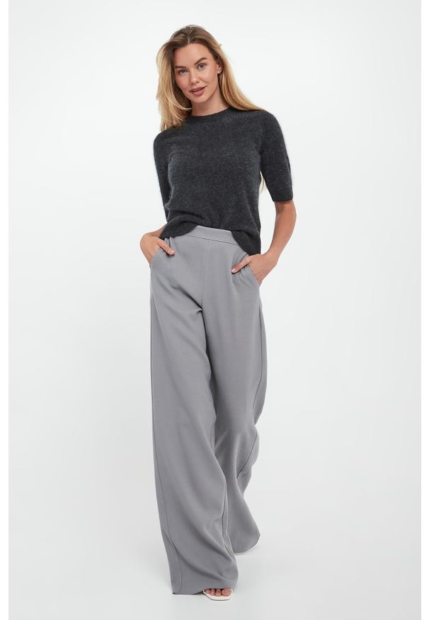 Marella - Sweter damski wełniany Jim MARELLA MONOCHROME. Materiał: wełna