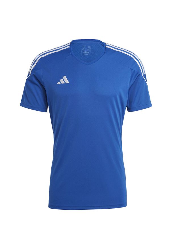 Adidas - Koszulka męska adidas Tiro 23 League Jersey. Kolor: biały, niebieski, wielokolorowy. Materiał: jersey