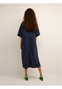 Karen by Simonsen Sukienka koszulowa Hayden 10104278 Granatowy Loose Fit. Kolor: niebieski. Materiał: bawełna. Typ sukienki: koszulowe