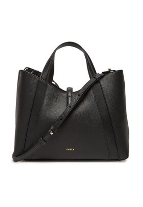 Furla Torebka Goccia S WB01789 BX3353 KH O6000 Czarny. Kolor: czarny. Materiał: skórzane
