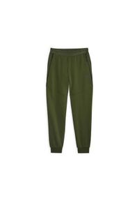 Spodnie sportowe męskie Puma 62129431. Kolor: zielony. Materiał: dresówka