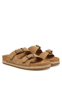 Polo Ralph Lauren Klapki Turbach 803916776003 Brązowy. Kolor: brązowy. Materiał: nubuk, skóra #5