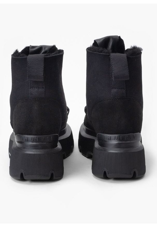 Inuikii - Śniegowce damskie INUIKII MATILDA SHEARLING. Okazja: na co dzień, na spacer, do pracy. Kolor: czarny. Styl: casual