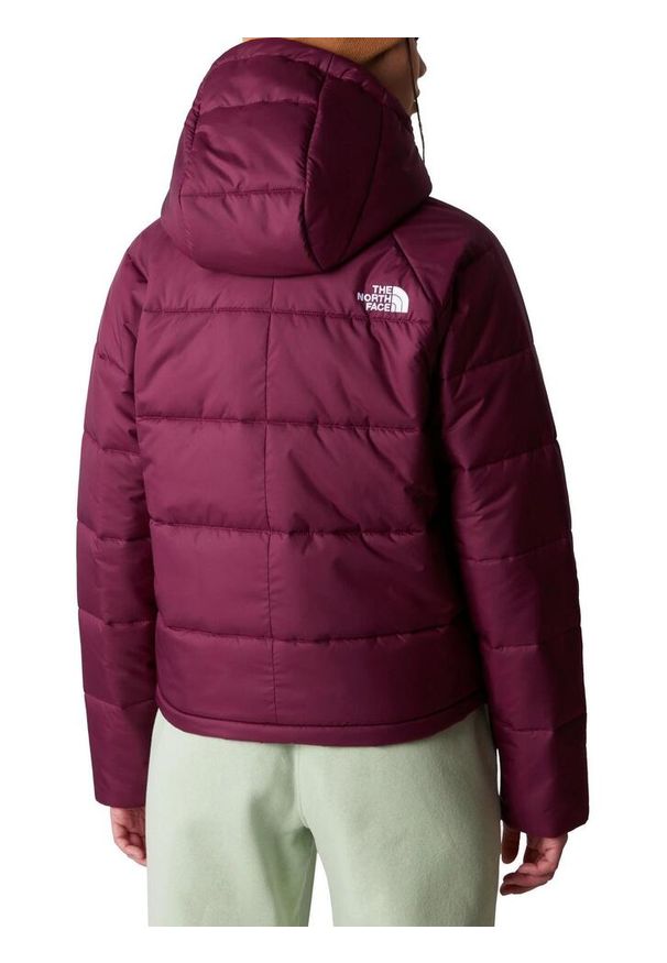 Kurtka przejściowa damska The North Face Hyalite Synthetic. Kolor: czerwony. Materiał: skóra, tkanina. Sport: turystyka piesza