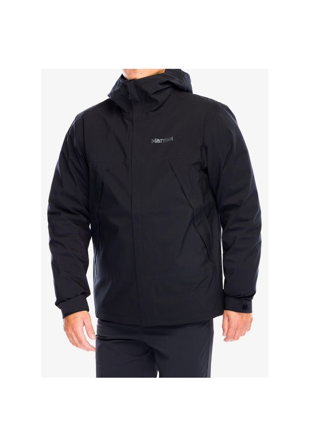 Kurtka przeciwdeszczowa Marmot PreCip Eco Pro Jacket. Kolor: czarny. Sport: turystyka piesza