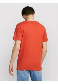 Jack & Jones - Jack&Jones T-Shirt Frank 12189209 Pomarańczowy Slim Fit. Kolor: pomarańczowy. Materiał: bawełna #6