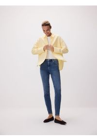 Reserved - Jeansy slim z dłuższą nogawką - niebieski. Kolor: niebieski. Długość: długie #1