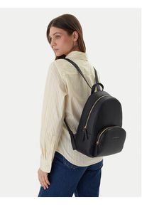 TOMMY HILFIGER - Tommy Hilfiger Plecak Th Logo Backpack AW0AW18118 Czarny. Kolor: czarny. Materiał: skóra #4