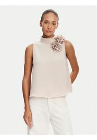 Tatuum Bluzka Floriana T2507.050 Beżowy Regular Fit. Kolor: beżowy. Materiał: syntetyk #1