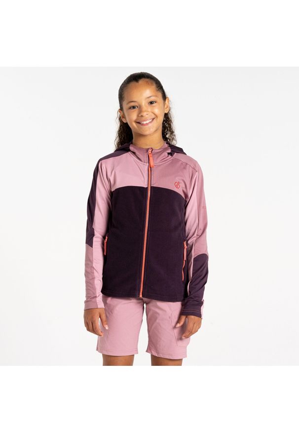 DARE 2B - Bluza turystyczna dziecięca Thriving Core Stretch. Kolor: fioletowy. Materiał: materiał. Sezon: zima. Sport: narciarstwo