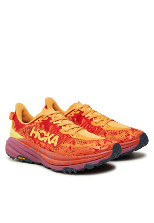HOKA - Hoka Buty do biegania Speedgoat 6 M 1147791 Pomarańczowy. Kolor: pomarańczowy. Materiał: materiał
