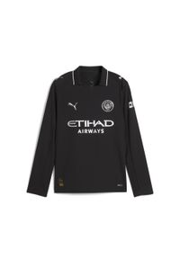 Puma - Młodzieżowa koszulka wyjazdowa z długim rękawem Manchester City 25/26 PUMA. Kolor: czarny. Długość rękawa: długi rękaw. Długość: długie. Sport: piłka nożna