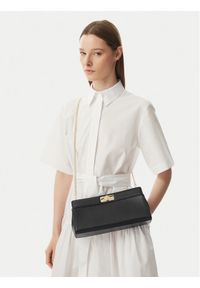 TOMMY HILFIGER - Tommy Hilfiger Torebka Th Modern Clutch AW0AW18727 Czarny. Kolor: czarny. Materiał: skórzane #1