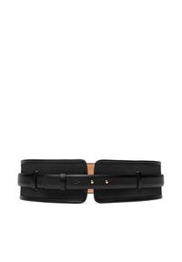 Elisabetta Franchi Pasek Damski CT-52S-57E2-V200 Czarny. Kolor: czarny. Materiał: skóra #3