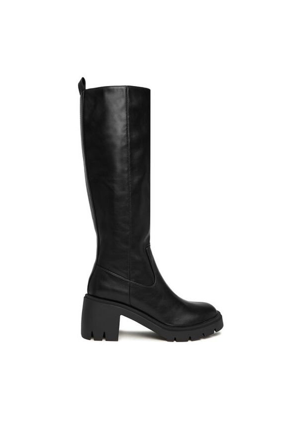 Jenny - JENNY Kozaki CEO-R25SS06030 Czarny. Kolor: czarny. Materiał: materiał