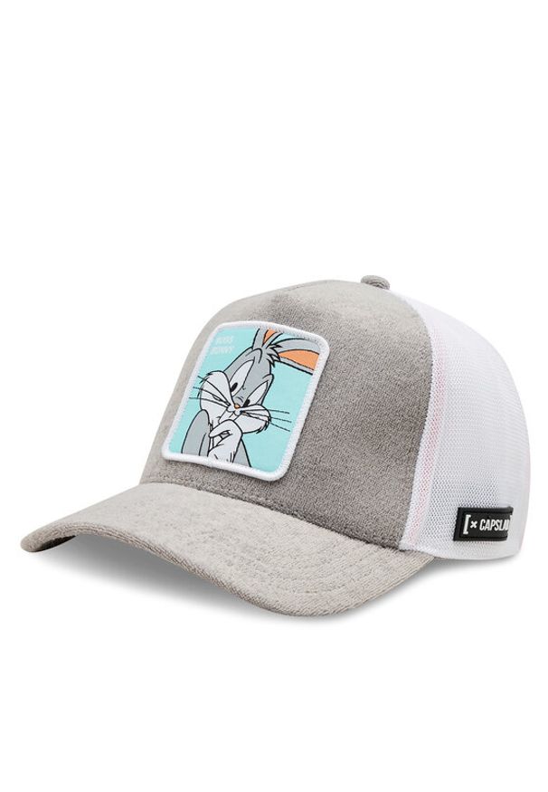 CapsLab - Capslab Czapka z daszkiem Looney Tunes Capslab Trucker CL/LOO8/1/CT/BUG4 Szary. Kolor: szary. Materiał: bawełna, materiał