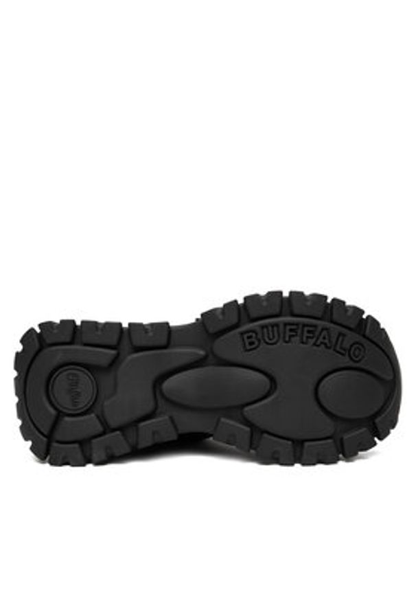 Buffalo Sneakersy Lola lace Up Com Lo 1636503 Czarny. Kolor: czarny. Materiał: skóra