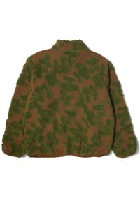 Kurtka turystyczna męska HUF Abstract High Pile Jacquard. Kolor: brązowy. Materiał: poliester. Sport: turystyka piesza #2