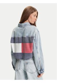Tommy Jeans Kurtka jeansowa DW0DW21063 Niebieski Relaxed Fit. Kolor: niebieski. Materiał: bawełna #5