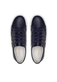 Lauren Ralph Lauren Tenisówki Janson II 802849533001 Granatowy. Kolor: niebieski. Materiał: skóra #7