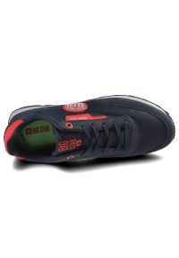 Big-Star - Granatowe Sneakersy Big Star Męskie Modne Półbuty. Okazja: na co dzień. Kolor: niebieski. Materiał: zamsz, materiał, skóra ekologiczna. Szerokość cholewki: normalna. Sport: fitness #7