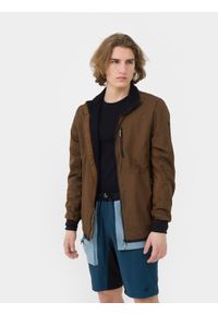 4f - 4F Kurtka trekkingowa PrimaLoft® Active męska XXL. Typ kołnierza: bez kaptura. Kolor: brązowy. Materiał: dzianina, tkanina. Technologia: Primaloft