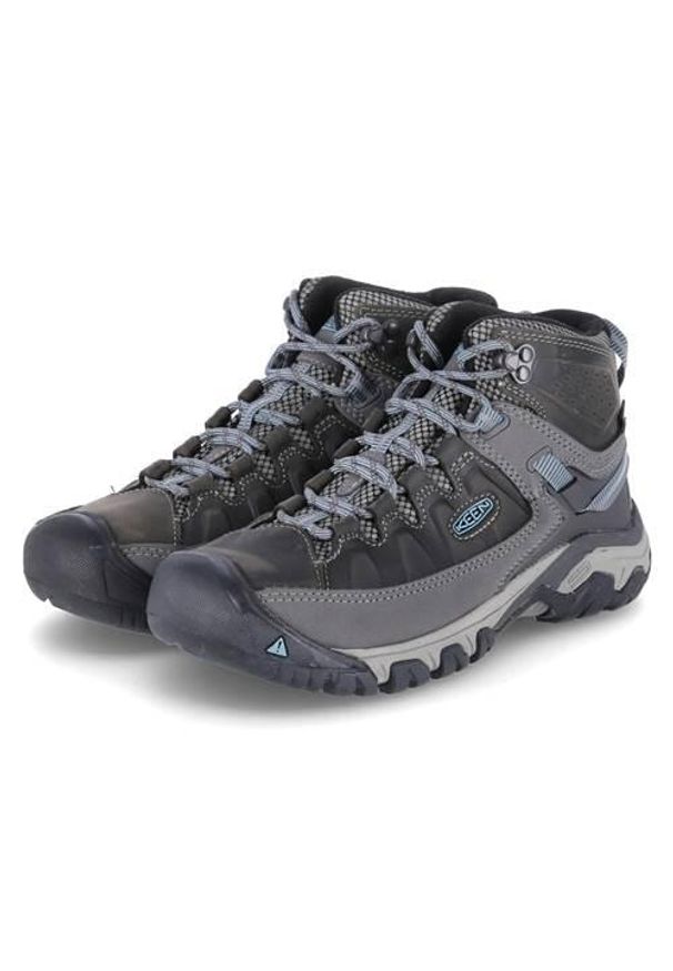 keen - Buty trekkingowe damskie Keen Targhee Iii Mid WP. Zapięcie: sznurówki. Kolor: niebieski. Materiał: materiał, skóra. Szerokość cholewki: normalna