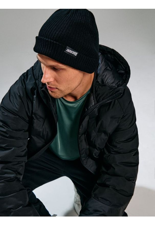Sinsay - Czapka beanie - czarny. Kolor: czarny