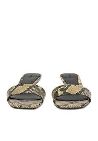 Gino Rossi - GINO ROSSI Klapki EO-V2229-111 Beżowy. Kolor: beżowy. Materiał: skóra #4