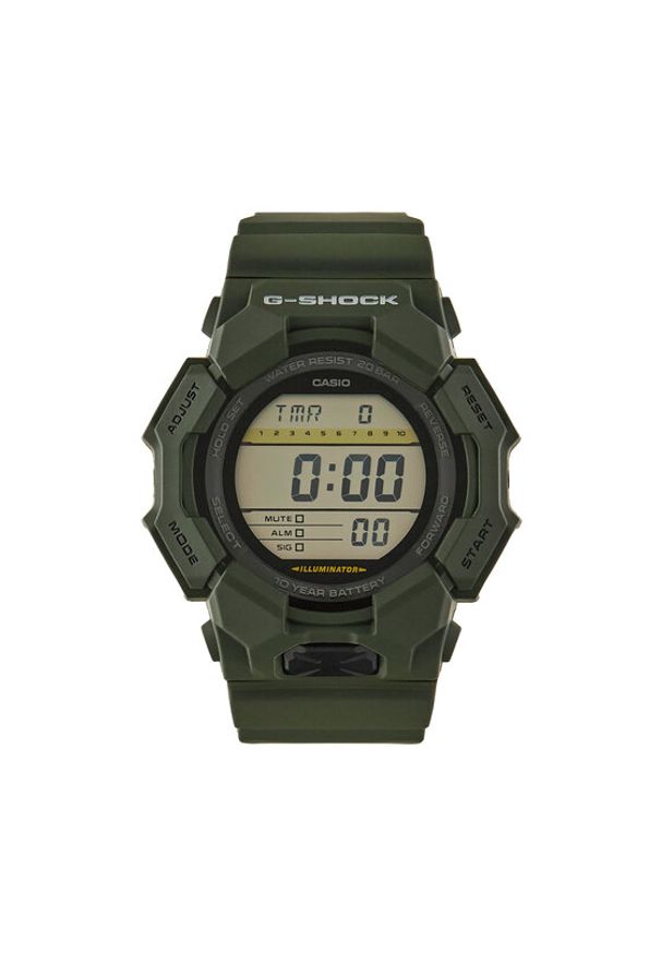 G-Shock Zegarek GD-010-3ER Zielony. Kolor: zielony