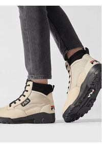 Fila Trapery Grunge II Bl Mid FFM0164.80039 Beżowy. Kolor: beżowy. Materiał: nubuk, skóra